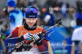 15.02.2022, Beijing, China (CHN): Johannes Thingnes Boe (NOR) - XXIV. Olympic Winter Games Beijing 2022, Biathlon, relay men, Beijing (CHN). www.nordicfocus.com. © Manzoni/NordicFocus. Every downloaded picture is fee-liable.