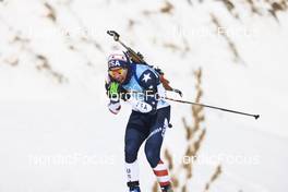 15.02.2022, Beijing, China (CHN): Jake Brown (USA) - XXIV. Olympic Winter Games Beijing 2022, Biathlon, relay men, Beijing (CHN). www.nordicfocus.com. © Manzoni/NordicFocus. Every downloaded picture is fee-liable.