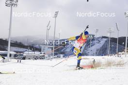 15.02.2022, Beijing, China (CHN): Peppe Femling (SWE) - XXIV. Olympic Winter Games Beijing 2022, Biathlon, relay men, Beijing (CHN). www.nordicfocus.com. © Manzoni/NordicFocus. Every downloaded picture is fee-liable.