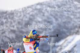 15.02.2022, Beijing, China (CHN): Peppe Femling (SWE) - XXIV. Olympic Winter Games Beijing 2022, Biathlon, relay men, Beijing (CHN). www.nordicfocus.com. © Manzoni/NordicFocus. Every downloaded picture is fee-liable.
