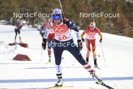16.02.2022, Beijing, China (CHN): Susan Dunklee (USA) - XXIV. Olympic Winter Games Beijing 2022, Biathlon, relay women, Beijing (CHN). www.nordicfocus.com. © Manzoni/NordicFocus. Every downloaded picture is fee-liable.
