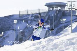 16.02.2022, Beijing, China (CHN): Anais Chevalier-Bouchet (FRA) - XXIV. Olympic Winter Games Beijing 2022, Biathlon, relay women, Beijing (CHN). www.nordicfocus.com. © Manzoni/NordicFocus. Every downloaded picture is fee-liable.