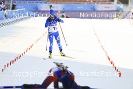 16.02.2022, Beijing, China (CHN): Federica Sanfilippo (ITA) - XXIV. Olympic Winter Games Beijing 2022, Biathlon, relay women, Beijing (CHN). www.nordicfocus.com. © Manzoni/NordicFocus. Every downloaded picture is fee-liable.