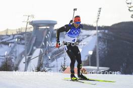 12.02.2022, Beijing, China (CHN): Philipp Nawrath (GER) - XXIV. Olympic Winter Games Beijing 2022, Biathlon, sprint men, Beijing (CHN). www.nordicfocus.com. © Manzoni/NordicFocus. Every downloaded picture is fee-liable.