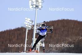 12.02.2022, Beijing, China (CHN): Campbell Wright (NZL) - XXIV. Olympic Winter Games Beijing 2022, Biathlon, sprint men, Beijing (CHN). www.nordicfocus.com. © Manzoni/NordicFocus. Every downloaded picture is fee-liable.