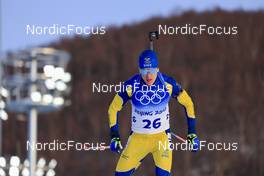 12.02.2022, Beijing, China (CHN): Martin Ponsiluoma (SWE) - XXIV. Olympic Winter Games Beijing 2022, Biathlon, sprint men, Beijing (CHN). www.nordicfocus.com. © Manzoni/NordicFocus. Every downloaded picture is fee-liable.