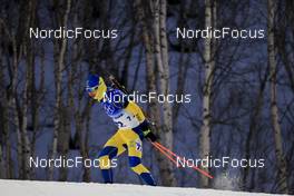 12.02.2022, Beijing, China (CHN): Peppe Femling (SWE) - XXIV. Olympic Winter Games Beijing 2022, Biathlon, sprint men, Beijing (CHN). www.nordicfocus.com. © Manzoni/NordicFocus. Every downloaded picture is fee-liable.