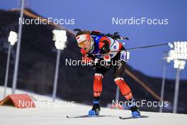 12.02.2022, Beijing, China (CHN): Jules Burnotte (CAN) - XXIV. Olympic Winter Games Beijing 2022, Biathlon, sprint men, Beijing (CHN). www.nordicfocus.com. © Manzoni/NordicFocus. Every downloaded picture is fee-liable.