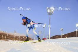 12.02.2022, Beijing, China (CHN): Quentin Fillon Maillet (FRA) - XXIV. Olympic Winter Games Beijing 2022, Biathlon, sprint men, Beijing (CHN). www.nordicfocus.com. © Manzoni/NordicFocus. Every downloaded picture is fee-liable.