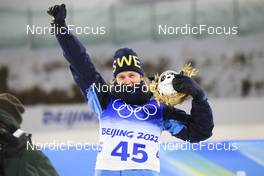 11.02.2022, Beijing, China (CHN): Elvira Oeberg (SWE) - XXIV. Olympic Winter Games Beijing 2022, Biathlon, sprint women, Beijing (CHN). www.nordicfocus.com. © Manzoni/NordicFocus. Every downloaded picture is fee-liable.