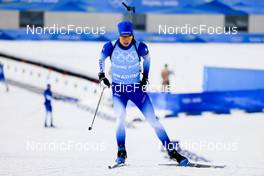 12.02.2022, Beijing, China (CHN): Eric Perrot (FRA) - XXIV. Olympic Winter Games Beijing 2022, Biathlon, training, Beijing (CHN). www.nordicfocus.com. © Manzoni/NordicFocus. Every downloaded picture is fee-liable.