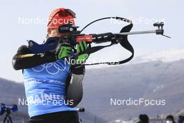 04.02.2022, Beijing, China (CHN): Erik Lesser (GER) - XXIV. Olympic Winter Games Beijing 2022, Biathlon, training, Beijing (CHN). www.nordicfocus.com. © Manzoni/NordicFocus. Every downloaded picture is fee-liable.