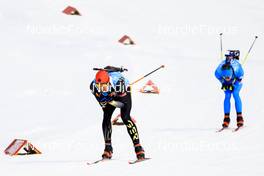 12.02.2022, Beijing, China (CHN): David Zobel (GER) - XXIV. Olympic Winter Games Beijing 2022, Biathlon, training, Beijing (CHN). www.nordicfocus.com. © Manzoni/NordicFocus. Every downloaded picture is fee-liable.