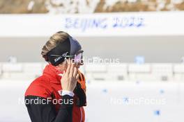 10.02.2022, Beijing, China (CHN): Lisa Theresa Hauser (AUT) - XXIV. Olympic Winter Games Beijing 2022, Biathlon, training, Beijing (CHN). www.nordicfocus.com. © Manzoni/NordicFocus. Every downloaded picture is fee-liable.