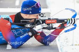10.02.2022, Beijing, China (CHN): Johannes Thingnes Boe (NOR) - XXIV. Olympic Winter Games Beijing 2022, Biathlon, training, Beijing (CHN). www.nordicfocus.com. © Manzoni/NordicFocus. Every downloaded picture is fee-liable.