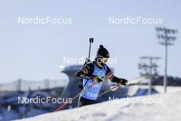 06.02.2022, Beijing, China (CHN): Cesar Beauvais (BEL) - XXIV. Olympic Winter Games Beijing 2022, Biathlon, training, Beijing (CHN). www.nordicfocus.com. © Manzoni/NordicFocus. Every downloaded picture is fee-liable.
