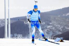 12.02.2022, Beijing, China (CHN): Eric Perrot (FRA) - XXIV. Olympic Winter Games Beijing 2022, Biathlon, training, Beijing (CHN). www.nordicfocus.com. © Manzoni/NordicFocus. Every downloaded picture is fee-liable.