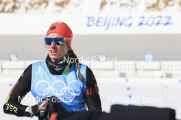 10.02.2022, Beijing, China (CHN): Vanessa Hinz (GER) - XXIV. Olympic Winter Games Beijing 2022, Biathlon, training, Beijing (CHN). www.nordicfocus.com. © Manzoni/NordicFocus. Every downloaded picture is fee-liable.