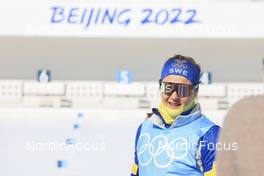 10.02.2022, Beijing, China (CHN): Stina Nilsson (SWE) - XXIV. Olympic Winter Games Beijing 2022, Biathlon, training, Beijing (CHN). www.nordicfocus.com. © Manzoni/NordicFocus. Every downloaded picture is fee-liable.