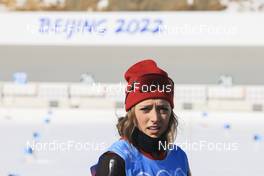 10.02.2022, Beijing, China (CHN): Emily Dickson (CAN) - XXIV. Olympic Winter Games Beijing 2022, Biathlon, training, Beijing (CHN). www.nordicfocus.com. © Manzoni/NordicFocus. Every downloaded picture is fee-liable.