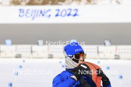 04.02.2022, Beijing, China (CHN): Anais Chevalier-Bouchet (FRA) - XXIV. Olympic Winter Games Beijing 2022, Biathlon, training, Beijing (CHN). www.nordicfocus.com. © Manzoni/NordicFocus. Every downloaded picture is fee-liable.