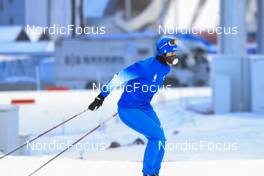 06.02.2022, Beijing, China (CHN): Anais Bescond (FRA) - XXIV. Olympic Winter Games Beijing 2022, Biathlon, training, Beijing (CHN). www.nordicfocus.com. © Manzoni/NordicFocus. Every downloaded picture is fee-liable.