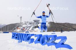 12.02.2022, Beijing, China (CHN): Anais Bescond (FRA) - XXIV. Olympic Winter Games Beijing 2022, Biathlon, training, Beijing (CHN). www.nordicfocus.com. © Manzoni/NordicFocus. Every downloaded picture is fee-liable.