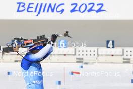 10.02.2022, Beijing, China (CHN): Anais Bescond (FRA) - XXIV. Olympic Winter Games Beijing 2022, Biathlon, training, Beijing (CHN). www.nordicfocus.com. © Manzoni/NordicFocus. Every downloaded picture is fee-liable.