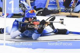 04.02.2022, Beijing, China (CHN): Simon Desthieux (FRA) - XXIV. Olympic Winter Games Beijing 2022, Biathlon, training, Beijing (CHN). www.nordicfocus.com. © Manzoni/NordicFocus. Every downloaded picture is fee-liable.