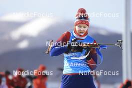 04.02.2022, Beijing, China (CHN): Karoline Offigstad Knotten (NOR) - XXIV. Olympic Winter Games Beijing 2022, Biathlon, training, Beijing (CHN). www.nordicfocus.com. © Manzoni/NordicFocus. Every downloaded picture is fee-liable.