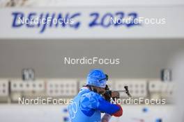 04.02.2022, Beijing, China (CHN): Eduard Latypov (ROC) - XXIV. Olympic Winter Games Beijing 2022, Biathlon, training, Beijing (CHN). www.nordicfocus.com. © Manzoni/NordicFocus. Every downloaded picture is fee-liable.