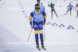 10.02.2022, Beijing, China (CHN): Malte Stefansson (SWE) - XXIV. Olympic Winter Games Beijing 2022, Biathlon, training, Beijing (CHN). www.nordicfocus.com. © Manzoni/NordicFocus. Every downloaded picture is fee-liable.