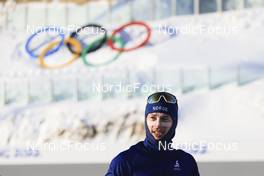 03.02.2022, Beijing, China (CHN): Sturla Holm Laegreid (NOR) - XXIV. Olympic Winter Games Beijing 2022, Biathlon, training, Beijing (CHN). www.nordicfocus.com. © Manzoni/NordicFocus. Every downloaded picture is fee-liable.
