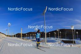 06.02.2022, Beijing, China (CHN): Anna Magnusson (SWE) - XXIV. Olympic Winter Games Beijing 2022, Biathlon, training, Beijing (CHN). www.nordicfocus.com. © Manzoni/NordicFocus. Every downloaded picture is fee-liable.