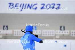 04.02.2022, Beijing, China (CHN): Lukas Hofer (ITA) - XXIV. Olympic Winter Games Beijing 2022, Biathlon, training, Beijing (CHN). www.nordicfocus.com. © Manzoni/NordicFocus. Every downloaded picture is fee-liable.