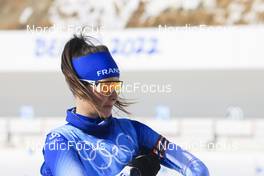 10.02.2022, Beijing, China (CHN): Chloe Chevalier (FRA) - XXIV. Olympic Winter Games Beijing 2022, Biathlon, training, Beijing (CHN). www.nordicfocus.com. © Manzoni/NordicFocus. Every downloaded picture is fee-liable.