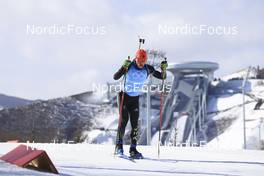 03.02.2022, Beijing, China (CHN): Erik Lesser (GER) - XXIV. Olympic Winter Games Beijing 2022, Biathlon, training, Beijing (CHN). www.nordicfocus.com. © Manzoni/NordicFocus. Every downloaded picture is fee-liable.