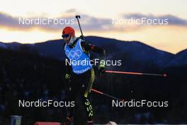 03.02.2022, Beijing, China (CHN): Benedikt Doll (GER) - XXIV. Olympic Winter Games Beijing 2022, Biathlon, training, Beijing (CHN). www.nordicfocus.com. © Manzoni/NordicFocus. Every downloaded picture is fee-liable.