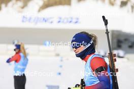 10.02.2022, Beijing, China (CHN): Marte Olsbu Roeiseland (NOR) - XXIV. Olympic Winter Games Beijing 2022, Biathlon, training, Beijing (CHN). www.nordicfocus.com. © Manzoni/NordicFocus. Every downloaded picture is fee-liable.