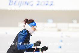 10.02.2022, Beijing, China (CHN): Tuuli Tomingas (EST) - XXIV. Olympic Winter Games Beijing 2022, Biathlon, training, Beijing (CHN). www.nordicfocus.com. © Manzoni/NordicFocus. Every downloaded picture is fee-liable.