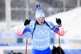 12.02.2022, Beijing, China (CHN): Said Karimulla Khalili (ROC) - XXIV. Olympic Winter Games Beijing 2022, Biathlon, training, Beijing (CHN). www.nordicfocus.com. © Manzoni/NordicFocus. Every downloaded picture is fee-liable.