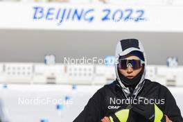 04.02.2022, Beijing, China (CHN): Tuuli Tomingas (EST) - XXIV. Olympic Winter Games Beijing 2022, Biathlon, training, Beijing (CHN). www.nordicfocus.com. © Manzoni/NordicFocus. Every downloaded picture is fee-liable.