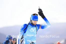 04.02.2022, Beijing, China (CHN): Eric Perrot (FRA) - XXIV. Olympic Winter Games Beijing 2022, Biathlon, training, Beijing (CHN). www.nordicfocus.com. © Manzoni/NordicFocus. Every downloaded picture is fee-liable.