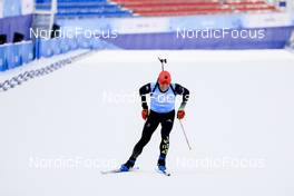 12.02.2022, Beijing, China (CHN): Erik Lesser (GER) - XXIV. Olympic Winter Games Beijing 2022, Biathlon, training, Beijing (CHN). www.nordicfocus.com. © Manzoni/NordicFocus. Every downloaded picture is fee-liable.