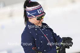 10.02.2022, Beijing, China (CHN): Joanne Reid (USA) - XXIV. Olympic Winter Games Beijing 2022, Biathlon, training, Beijing (CHN). www.nordicfocus.com. © Manzoni/NordicFocus. Every downloaded picture is fee-liable.