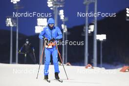 03.02.2022, Beijing, China (CHN): Lukas Hofer (ITA) - XXIV. Olympic Winter Games Beijing 2022, Biathlon, training, Beijing (CHN). www.nordicfocus.com. © Manzoni/NordicFocus. Every downloaded picture is fee-liable.