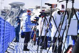 03.02.2022, Beijing, China (CHN): Patrick Oberegger (ITA) coach Team Norway - XXIV. Olympic Winter Games Beijing 2022, Biathlon, training, Beijing (CHN). www.nordicfocus.com. © Manzoni/NordicFocus. Every downloaded picture is fee-liable.