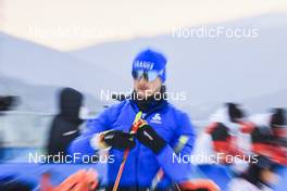 10.02.2022, Beijing, China (CHN): Fabien Claude (FRA) - XXIV. Olympic Winter Games Beijing 2022, Biathlon, training, Beijing (CHN). www.nordicfocus.com. © Manzoni/NordicFocus. Every downloaded picture is fee-liable.