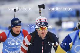 10.02.2022, Beijing, China (CHN): Sean Doherty (USA) - XXIV. Olympic Winter Games Beijing 2022, Biathlon, training, Beijing (CHN). www.nordicfocus.com. © Manzoni/NordicFocus. Every downloaded picture is fee-liable.