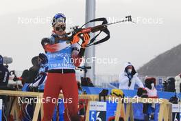 04.02.2022, Beijing, China (CHN): Lisa Theresa Hauser (AUT) - XXIV. Olympic Winter Games Beijing 2022, Biathlon, training, Beijing (CHN). www.nordicfocus.com. © Manzoni/NordicFocus. Every downloaded picture is fee-liable.